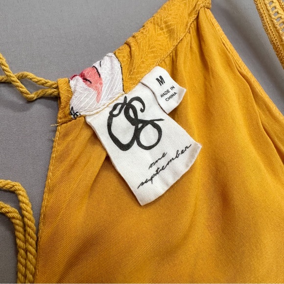 Anthropologie whimsical koi print maxi dress, M. - Picture 8 of 9